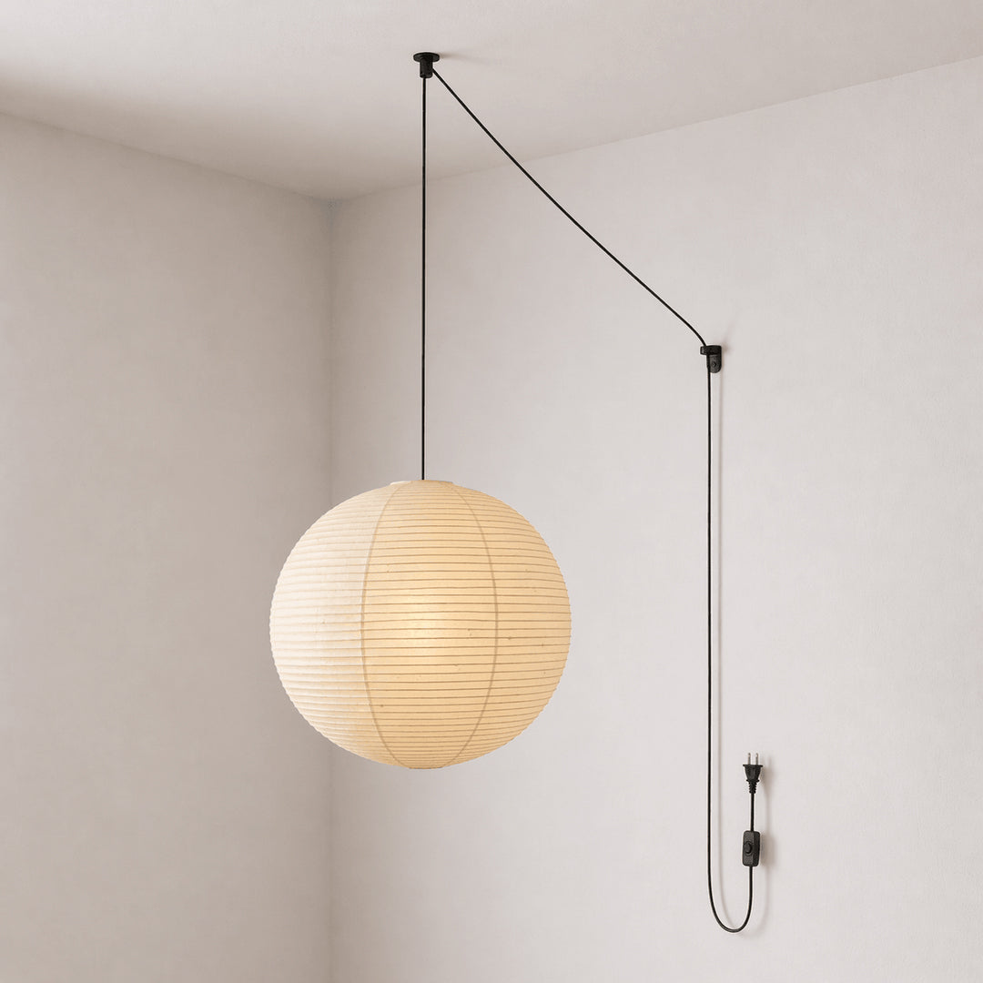 Stuberlighting 196-inch plug-in pendant light cord with on/off switch, ideal for swag lamps.