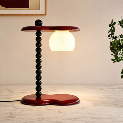 Vero colorblock table lamp desk vanity warm glow two tone compact colorful American home lifestyle interior styled