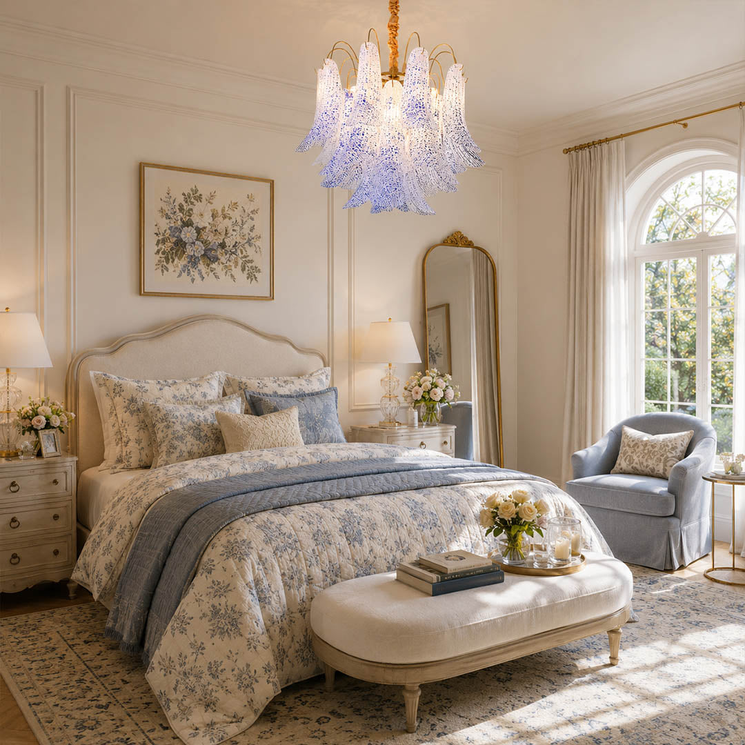 Verona Murano glass flower chandelier hospitality restaurant hotel lobby commercial project modern Italian statement sculptural mesmerizing warm glow lifestyle interior
