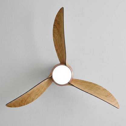 Volari ceiling fan low profile side view flush mount close to ceiling installation height