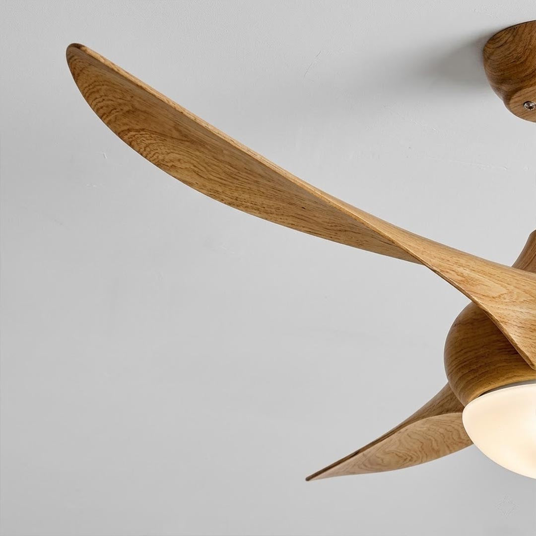 Volari ceiling fan low profile side view flush mount close to ceiling installation height