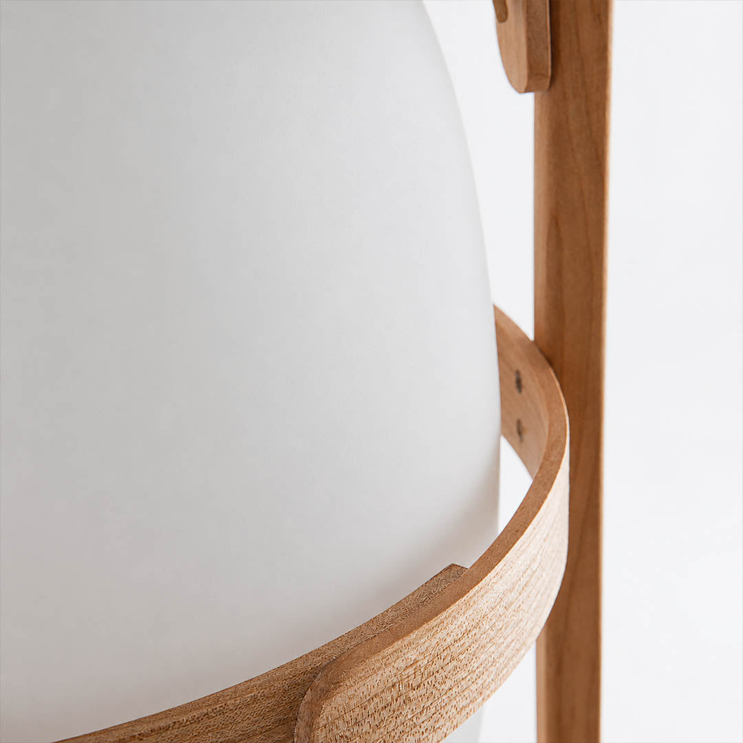 Wynne glass lantern shade illuminated warm soft 360 degree glow close up detail Mid Century craftsmanship